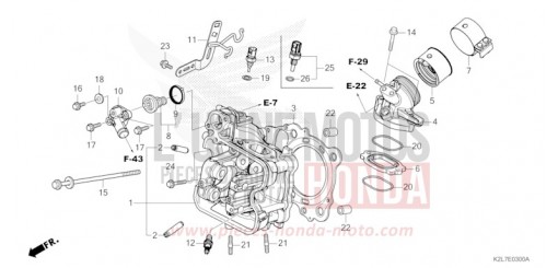 CYLINDER HEAD ADV350AP de 2023
